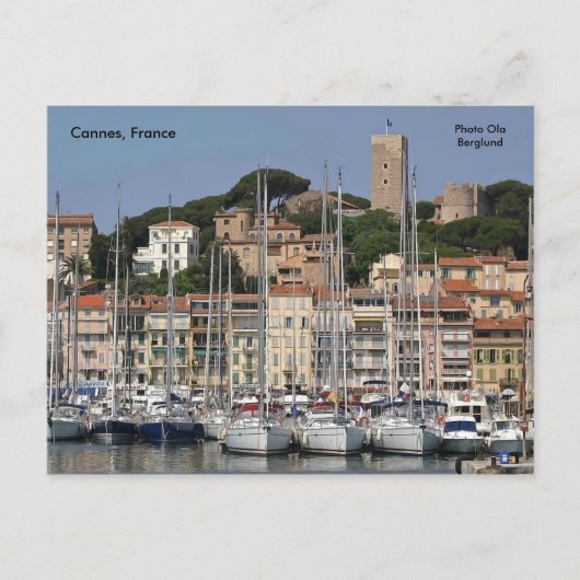 Carte Postale Cannes, France, Photo Ola Berglund (Devant)