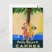 Carte Postale Cannes vintage (Devant / Derrière)