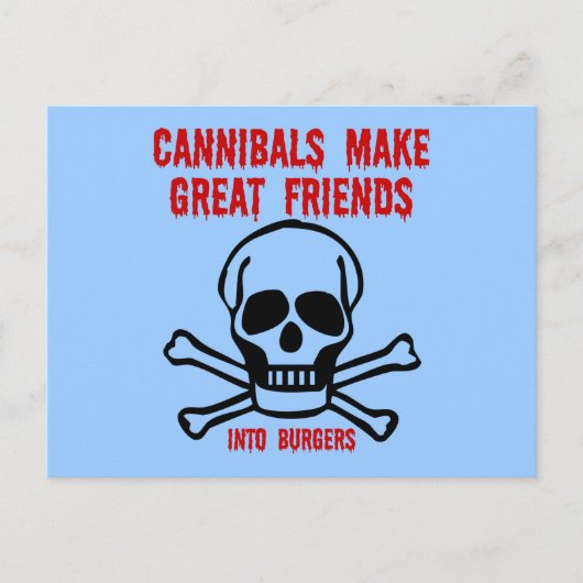 Carte Postale Cannibales amusants (Devant)