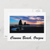 Carte Postale Cannon Beach (Devant / Derrière)