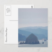 Carte Postale Cannon Beach Haystack dans la brume (Devant / Derrière)