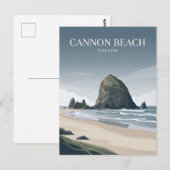 Carte Postale Cannon Beach Oregon (Devant / Derrière)