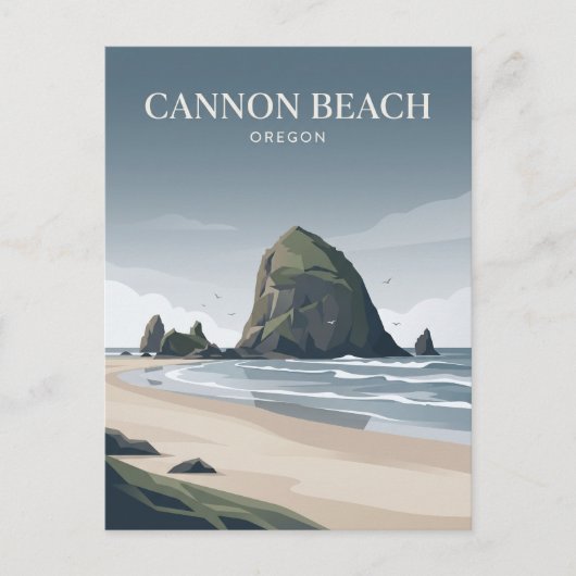 Carte Postale Cannon Beach Oregon (Devant)