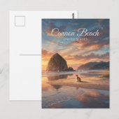 Carte Postale Cannon Beach Oregon (Devant / Derrière)