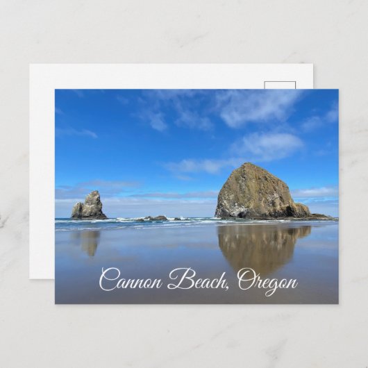 Carte Postale Cannon Beach Oregon (Devant / Derrière)