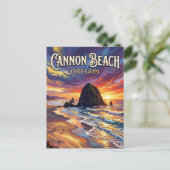 Carte Postale Cannon Beach Oregon (Debout devant)