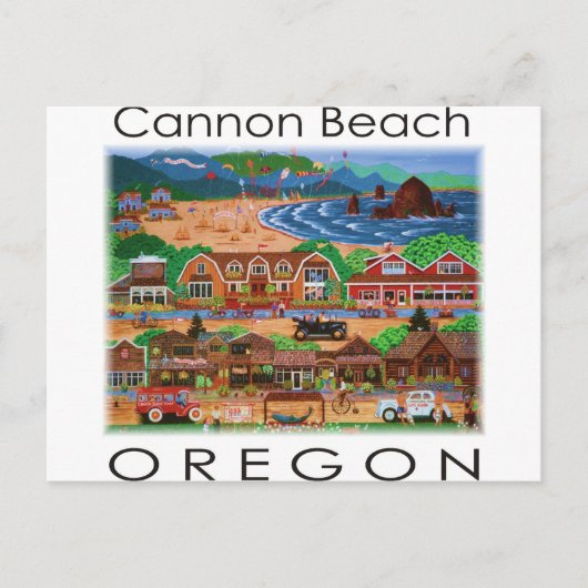 Carte Postale Cannon Beach ~ Oregon (Devant)