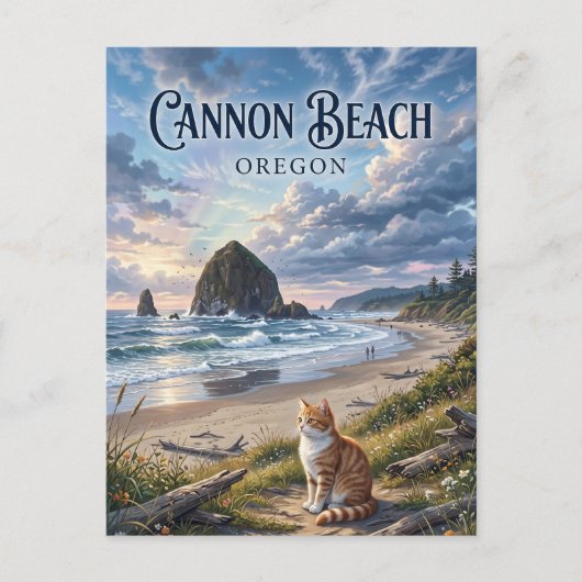 Carte Postale Cannon Beach Oregon (Devant)