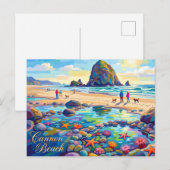 Carte Postale Cannon Beach Oregon (Devant / Derrière)