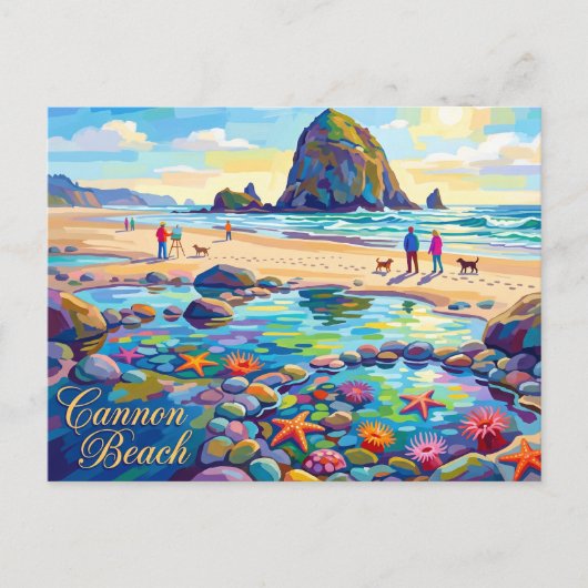 Carte Postale Cannon Beach Oregon (Devant)