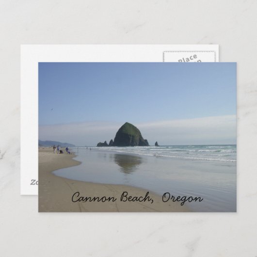 Carte Postale Cannon Beach, Oregon (Devant / Derrière)