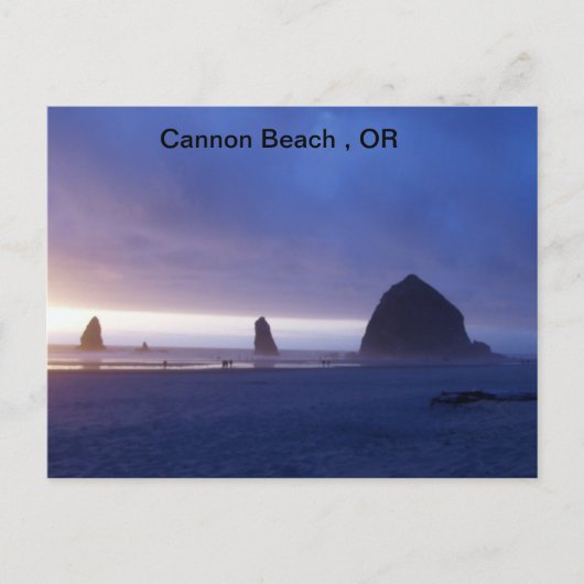 Carte Postale Cannon Beach, OU (Devant)
