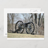 Carte Postale Cannon de guerre civile (Devant / Derrière)