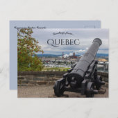 Carte Postale Cannon in Quebec Canada (Devant / Derrière)