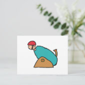 Carte Postale Cannonball humain (Debout devant)