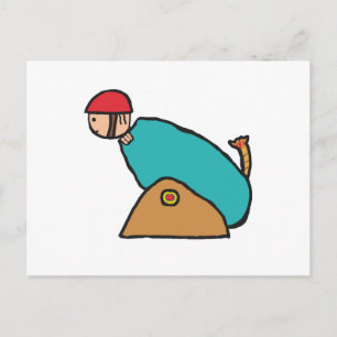 Carte Postale Cannonball humain