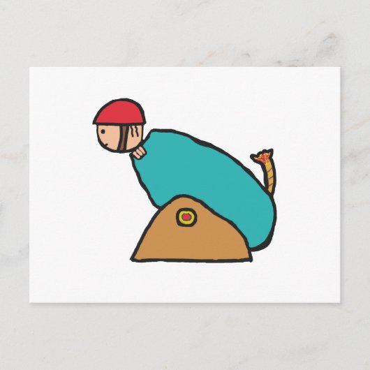 Carte Postale Cannonball humain (Devant)