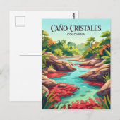 Carte Postale Caño Cristales Colombie (Devant / Derrière)