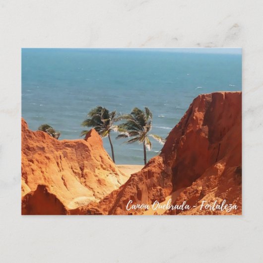 Carte Postale Canoa quebrada Fortaleza - Brésil (Devant)