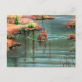 Carte Postale CANOË CALME par SHARON SHARPE (Devant)