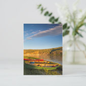 Carte Postale Canoë Sur Les Falaises Blanches Du Missouri (Debout devant)