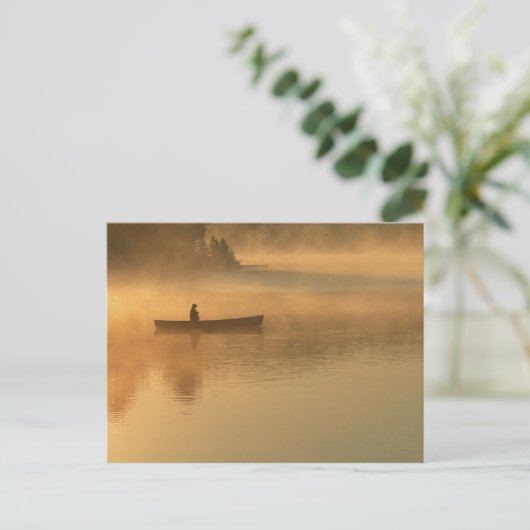 Carte Postale canoéiste, Parc Algonguin, Ontario, Canada. (Debout devant)