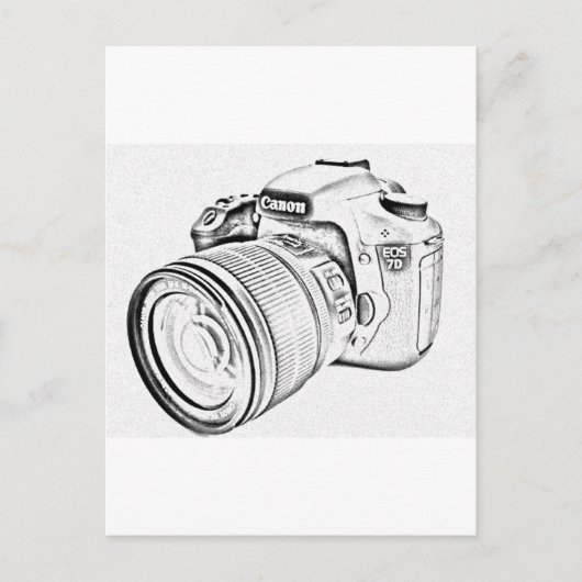 Carte Postale Canon 7d (Devant)