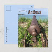 Carte Postale Canon à Antigua (Devant / Derrière)