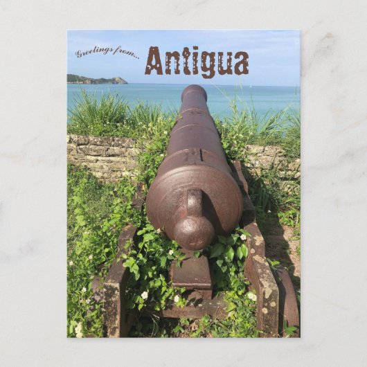 Carte Postale Canon à Antigua (Devant)