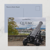Carte Postale Canon à Québec Canada (Devant / Derrière)