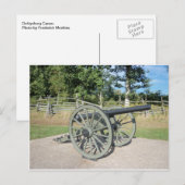 Carte Postale Canon de Gettysburg (Devant / Derrière)