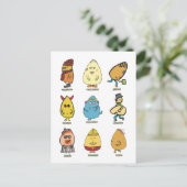 Carte Postale Canons à oeufs amusants (Debout devant)