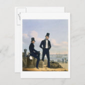 Carte Postale Canons, canots et charpentiers, plaque 11 de (Devant / Derrière)