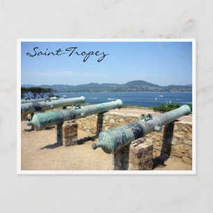 Carte Postale canons de la citadelle saint tropez