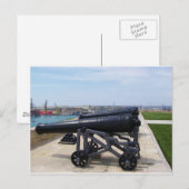 Carte Postale Canons Sur Malte (Devant / Derrière)