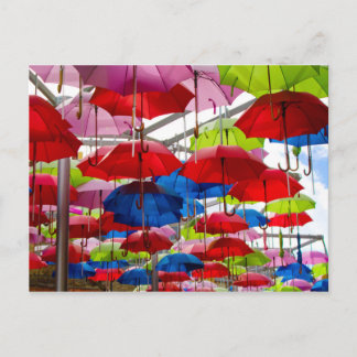 Carte Postale Canopée couleur parapluie