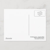 Carte Postale Canopée de bois - Effet Cyanotype (Dos)