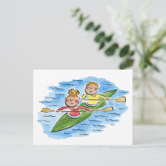 Carte Postale Canot (Debout devant)