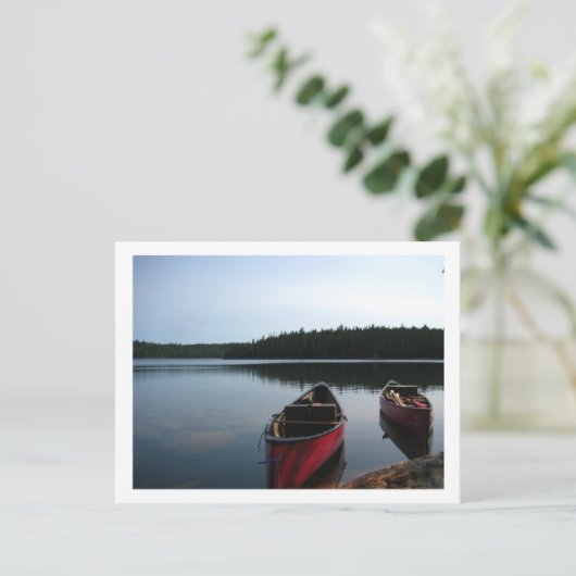 Carte Postale Canot Canada (Debout devant)