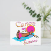 Carte Postale Canot de camping (Debout devant)