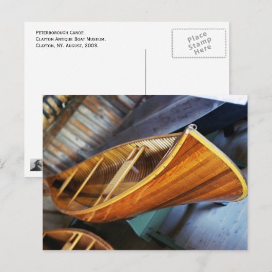 Carte Postale Canot de Peterborough (Devant / Derrière)