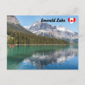 Carte Postale Canot sur le célèbre lac Emerald - Yoho NP, Canada (Devant)