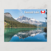 Carte Postale Canot sur le célèbre lac Emerald - Yoho NP, Canada (Devant)