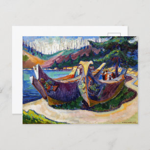 Carte Postale Canots de guerre   Emily Carr  
