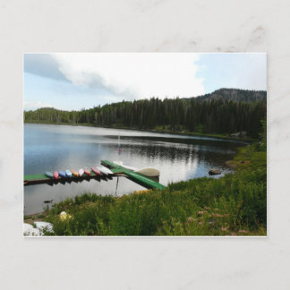 Carte Postale canots sur le lac 2