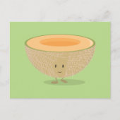 Carte Postale Cantaloupe souriant (Devant)