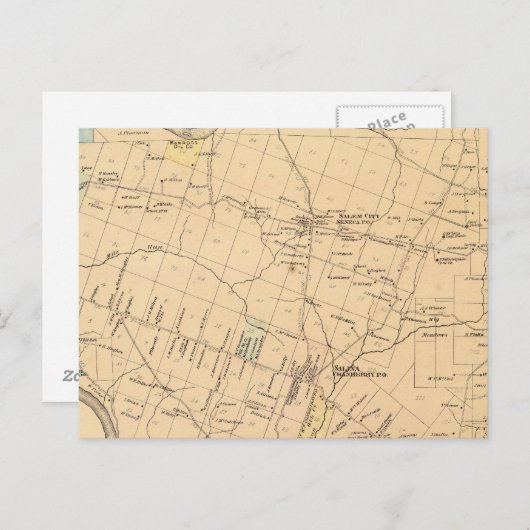 Carte Postale Canton de Cranberry (Devant / Derrière)