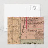 Carte Postale Canton de Harrison, Ohio (Devant / Derrière)
