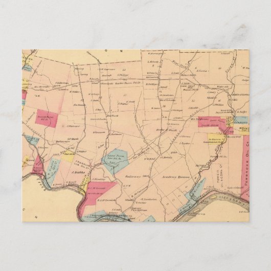 Carte Postale Canton de Sugar Creek (Devant)