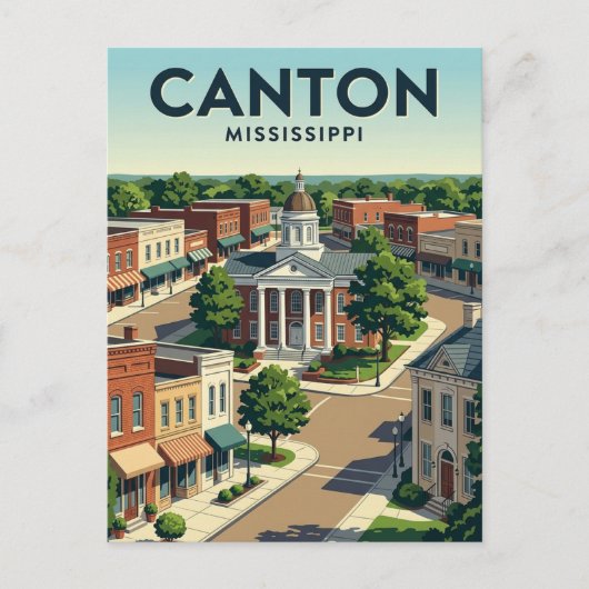 Carte Postale Canton, Mississippi (Devant)